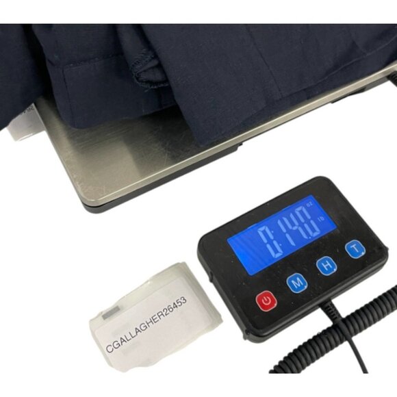 Massimo Dutti Mens Dress Pants EU 42 US 32 Navy Blue Straight Leg 0084/102 NWT - Picture 16 of 16